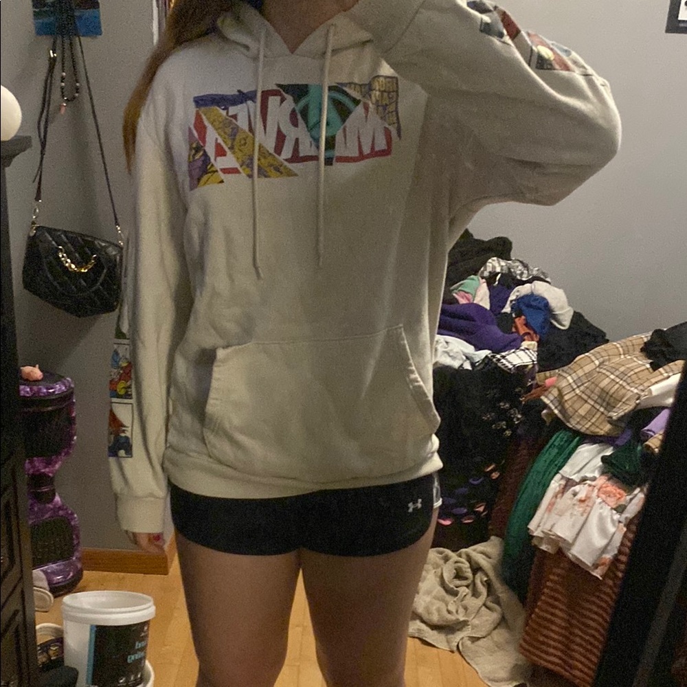 Marvel Multicolor Graphic Hoodie